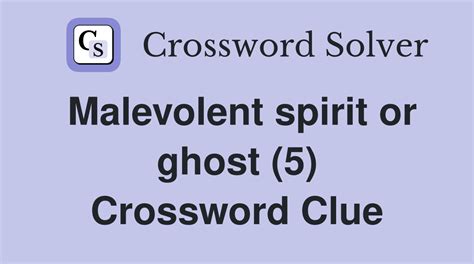 malevolent crossword|malevolent crossword answer.